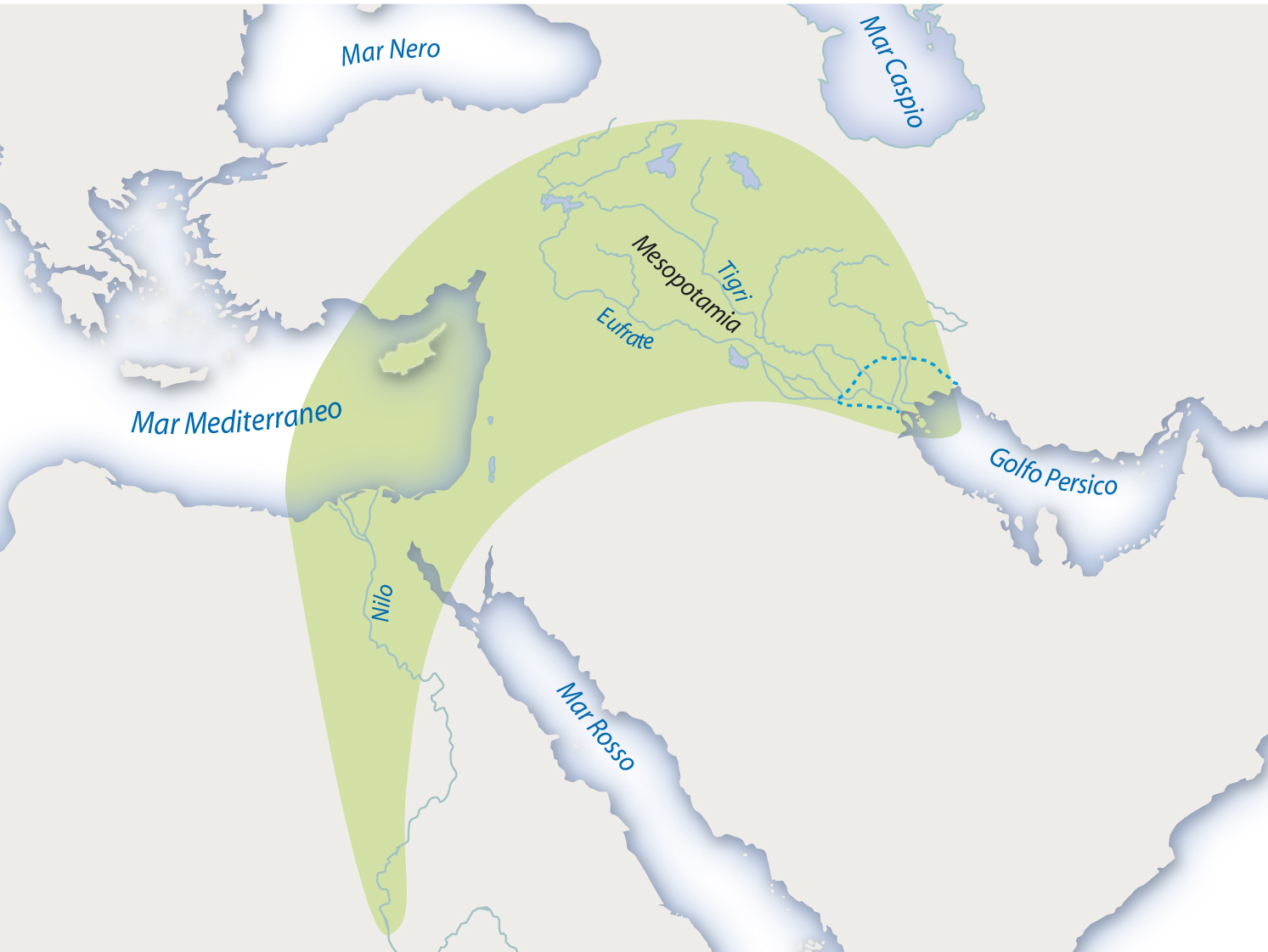 Dove Si Trova La Mezzaluna Fertile